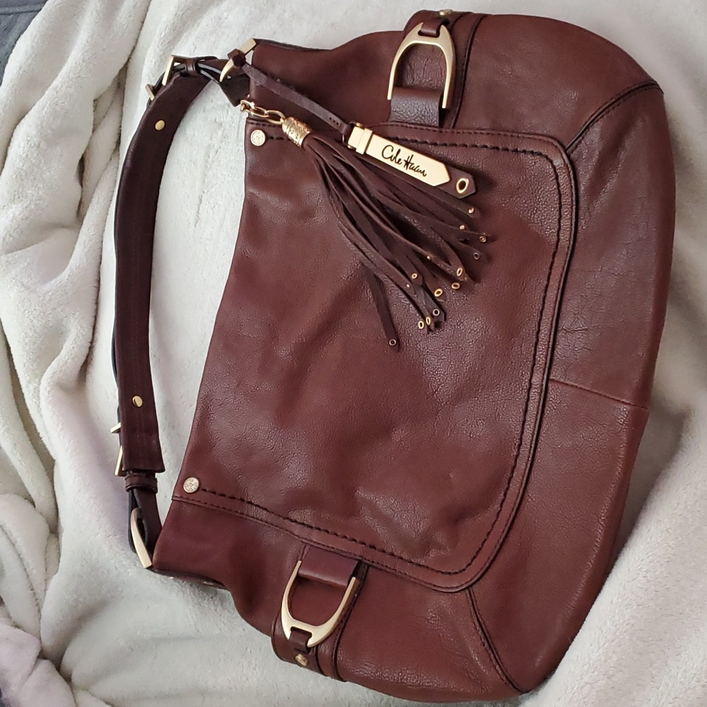 Cole Haan Brown Leather, Medium Sz Purse